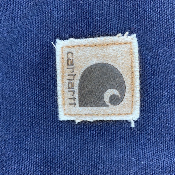 VIntage Carhartt Vest Mens 2XL XXL Blue Arctic Quilted Lined Duck Made In USA - Picture 5 of 12